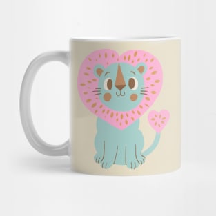 Sweet Pastel Lion Mug